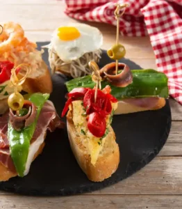 curso de aperitivos tapas snacks y entradas COLSUBSIDIO